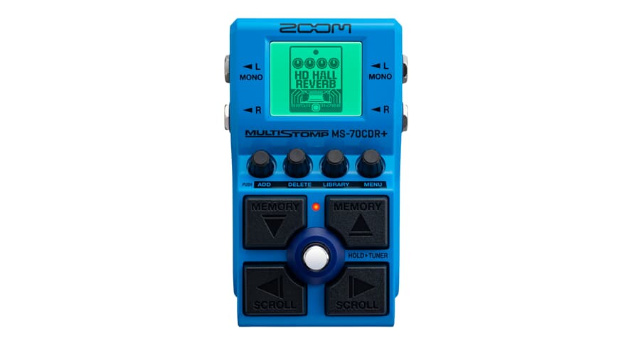 Zoom MS-70CDR+ MultiStomp Chorus, Delay und Reverb