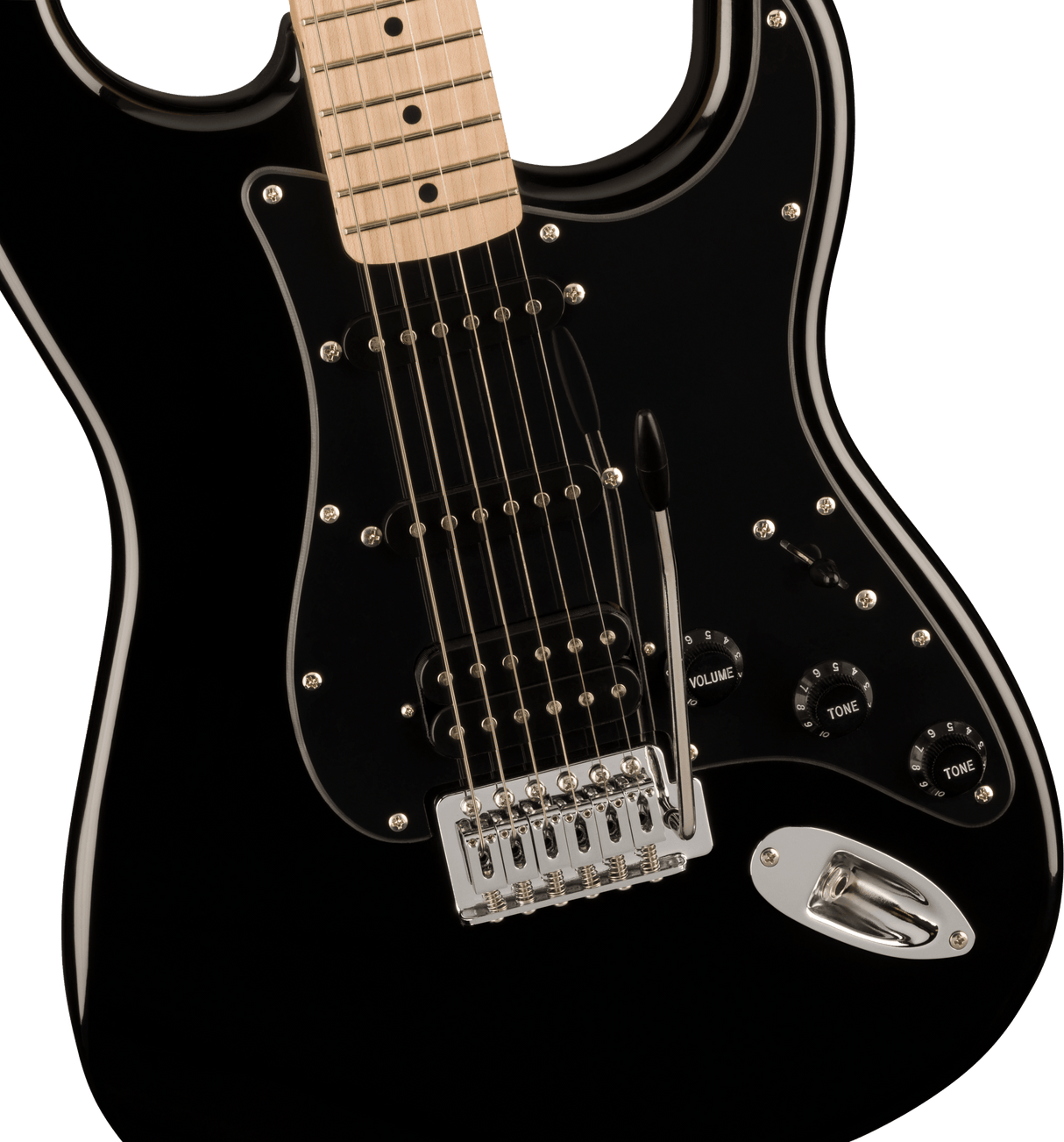 Fender Squier Sonic Stratocaster HSS E-Gitarre (Schwarz)
