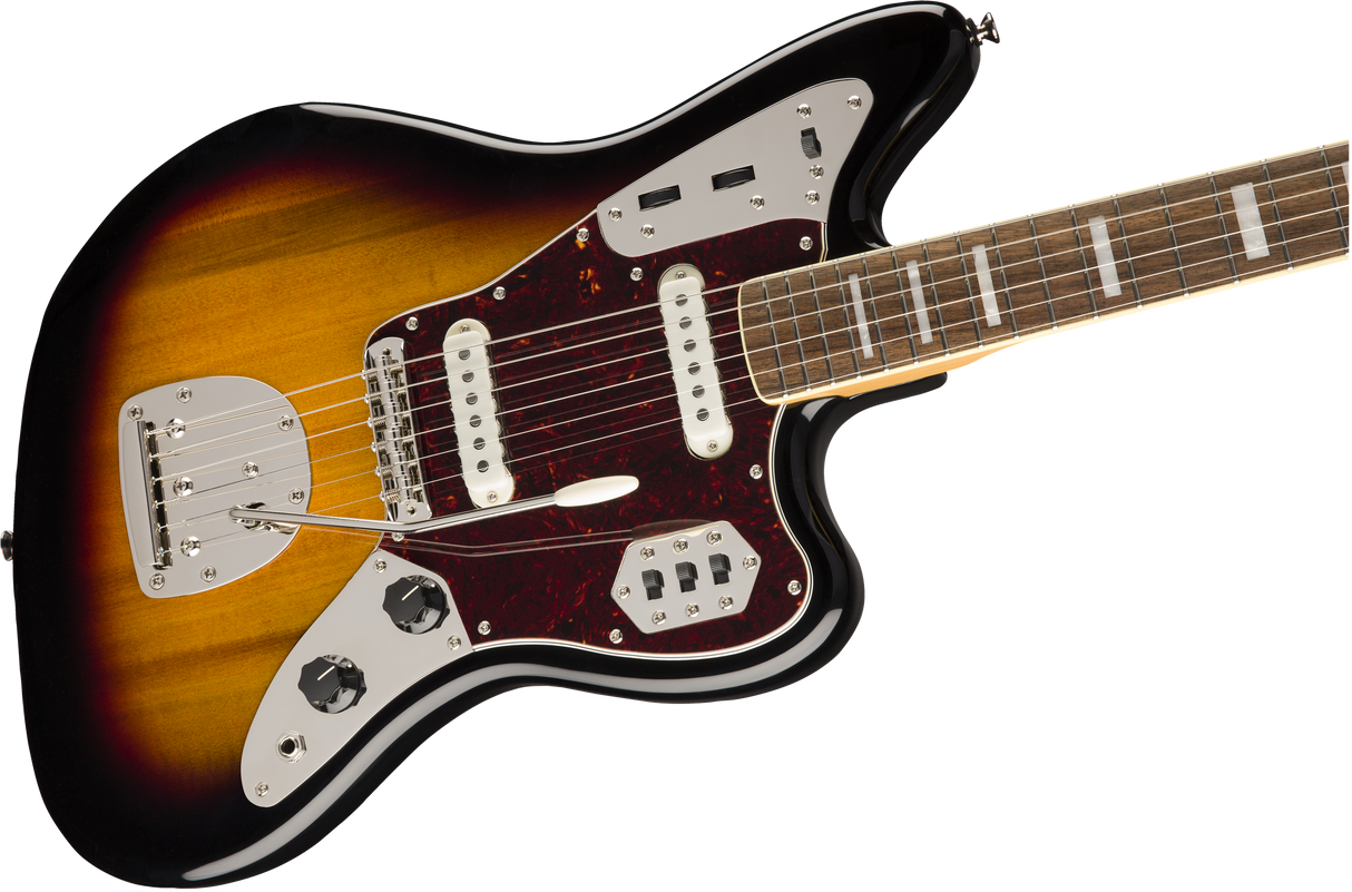 Fender Squier Classic Vibe '70s Jaguar Electric Guitar (Tricolor Sunburst)