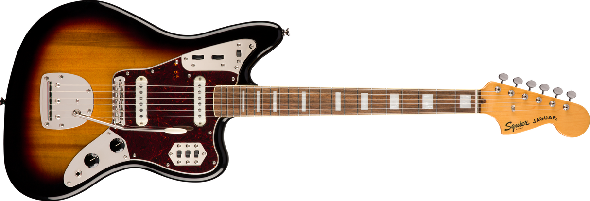 Fender Squier Classic Vibe '70s Jaguar E-Gitarre (Tricolor Sunburst)