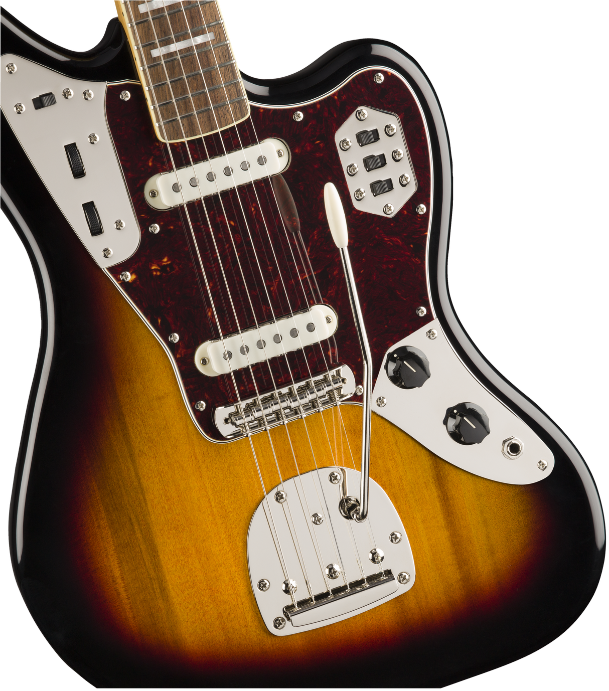 Fender Squier Classic Vibe '70s Jaguar E-Gitarre (Tricolor Sunburst)