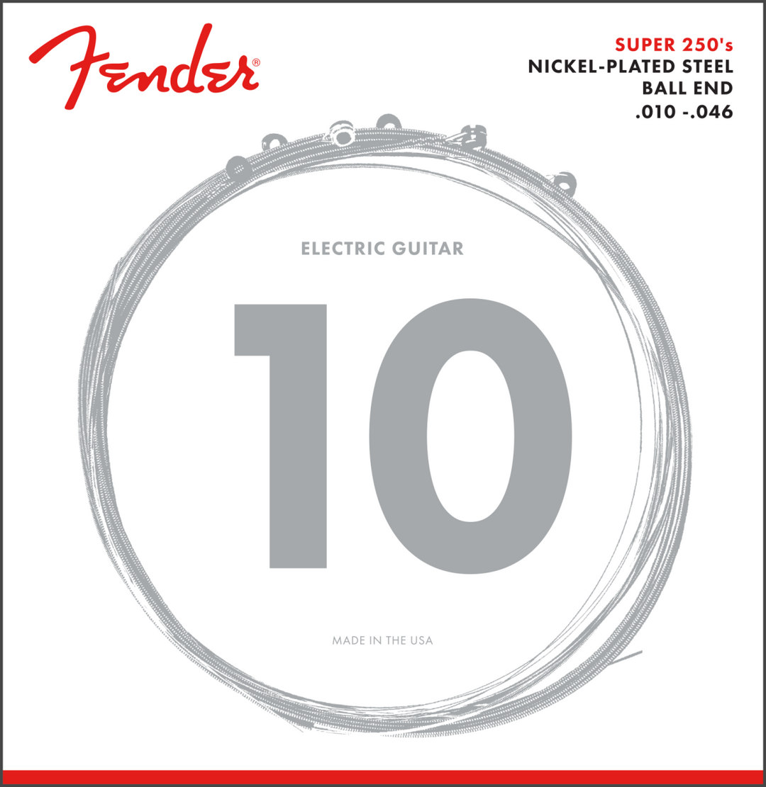 Fender Super 250 Gitarrengurte (.010-.046)