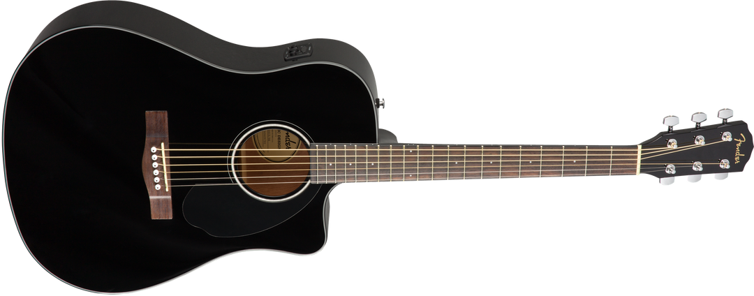Fender CD-60SCE Dreadnought Western Gitarre (Sort)