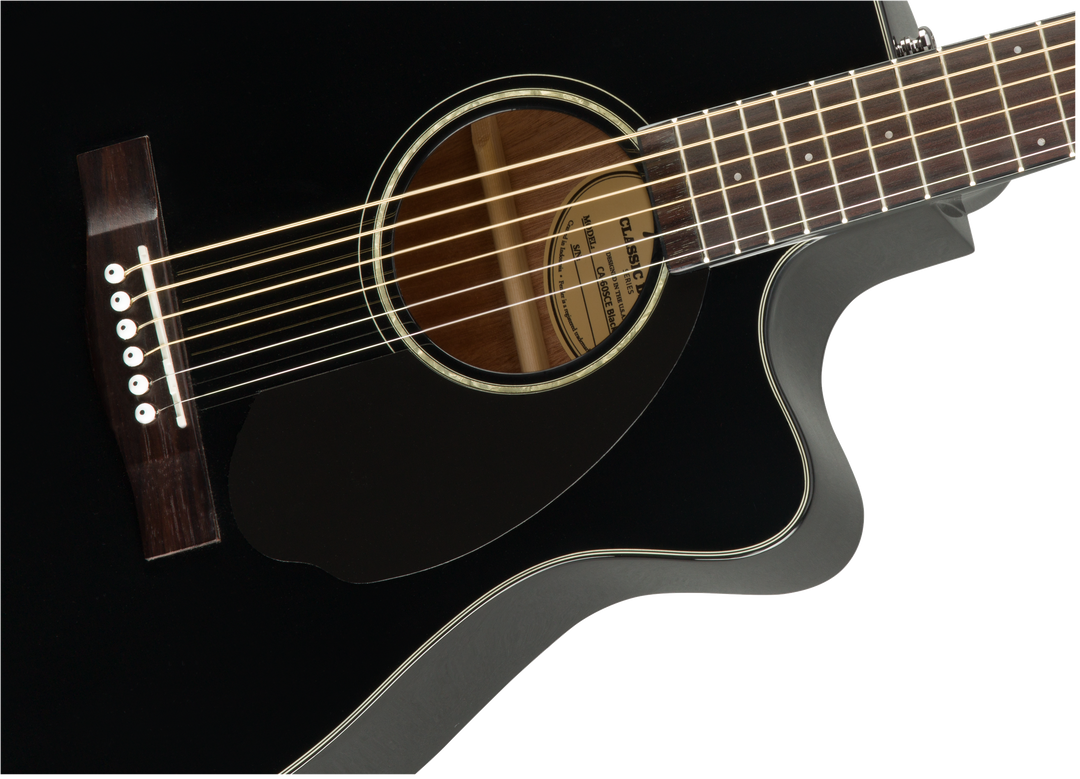 Fender CC-60SCE Concert Western Gitarre (Sort)