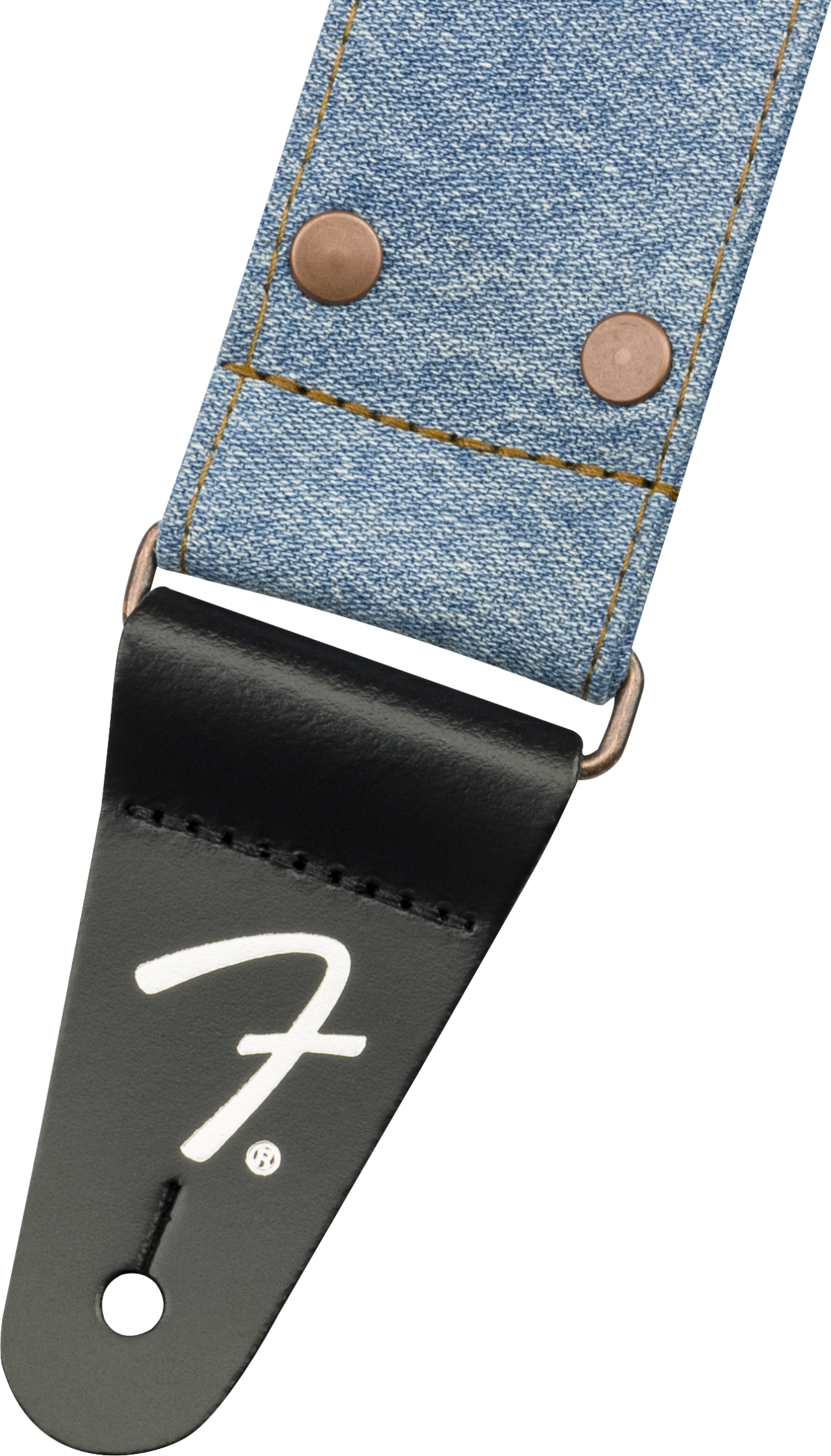 Fender x Wrangler Denim Guitar Strap (Light Indigo, 2")
