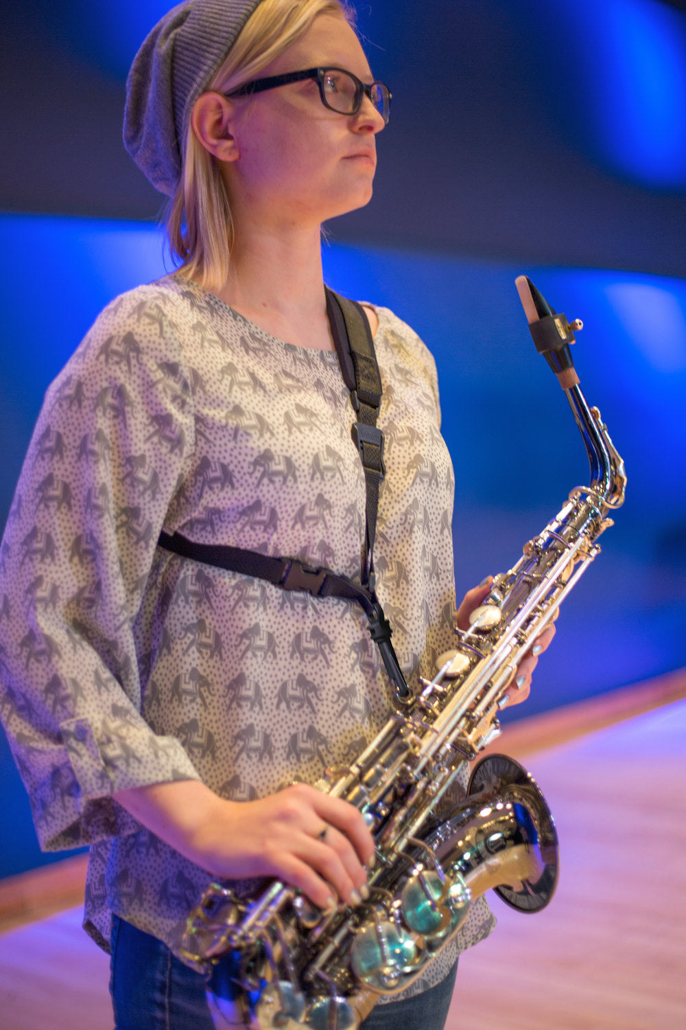 Neotech Neo Sling Schultergurt für Saxofon, 96,6 bis 122 cm