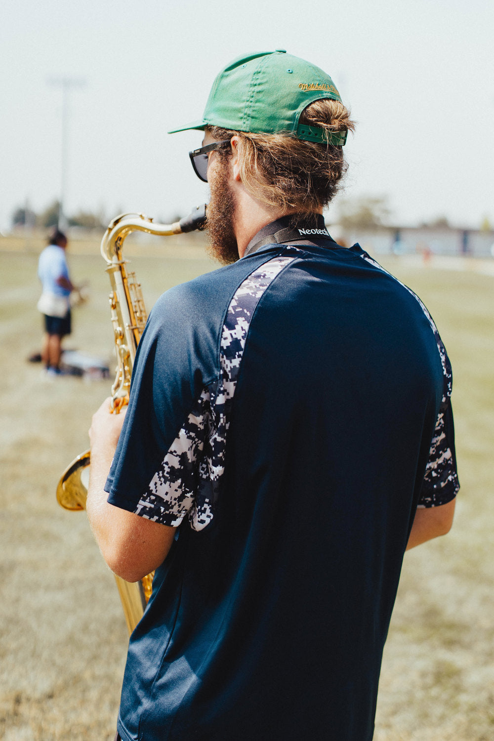 Neotech Soft Sax Saxofonriemen Standard, schwarz, Kunststoffhaken