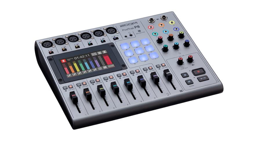 Zoom P8 PodTrak Podcast Mixer