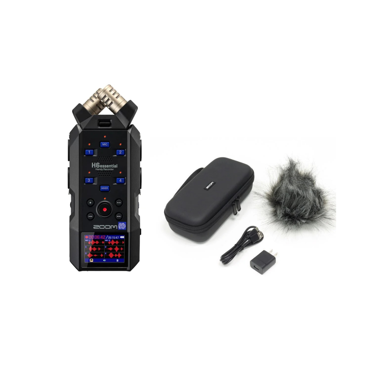 Zoom H6e Essential Handy-Recorder + Zubehörpaket