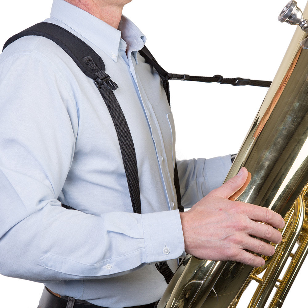 Neotech Tuba Harness Standard, schwarzer Tragegurt, 55,8 bis 68,6 cm