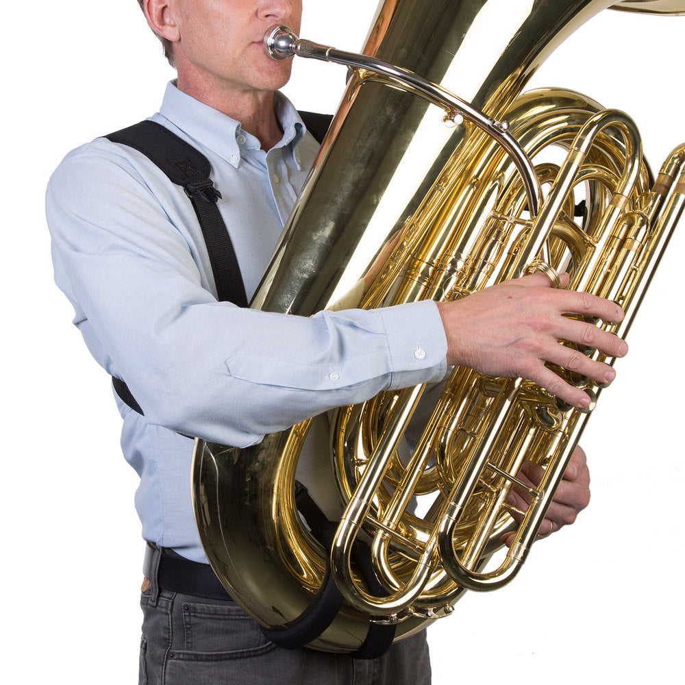 Neotech Tuba Harness XL, schwarze Tragegurt, 66 bis 83,8 cm