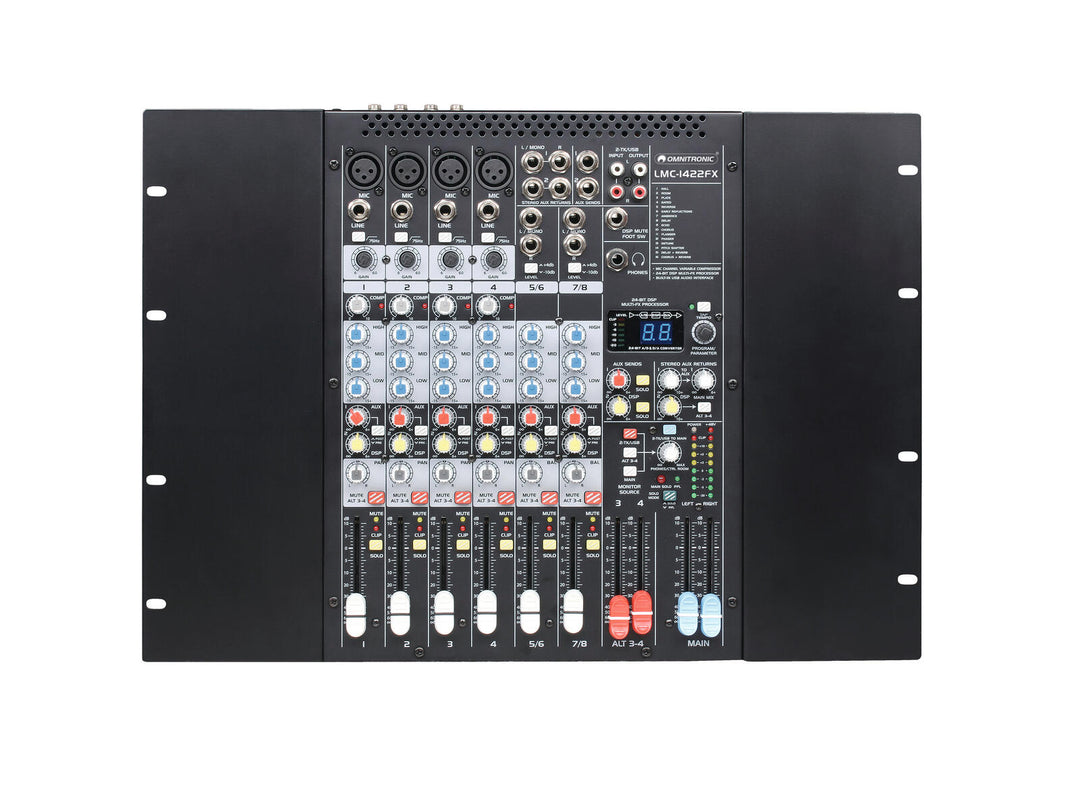 OMNITRONIC LMC-1422FX USB-Mischpult
