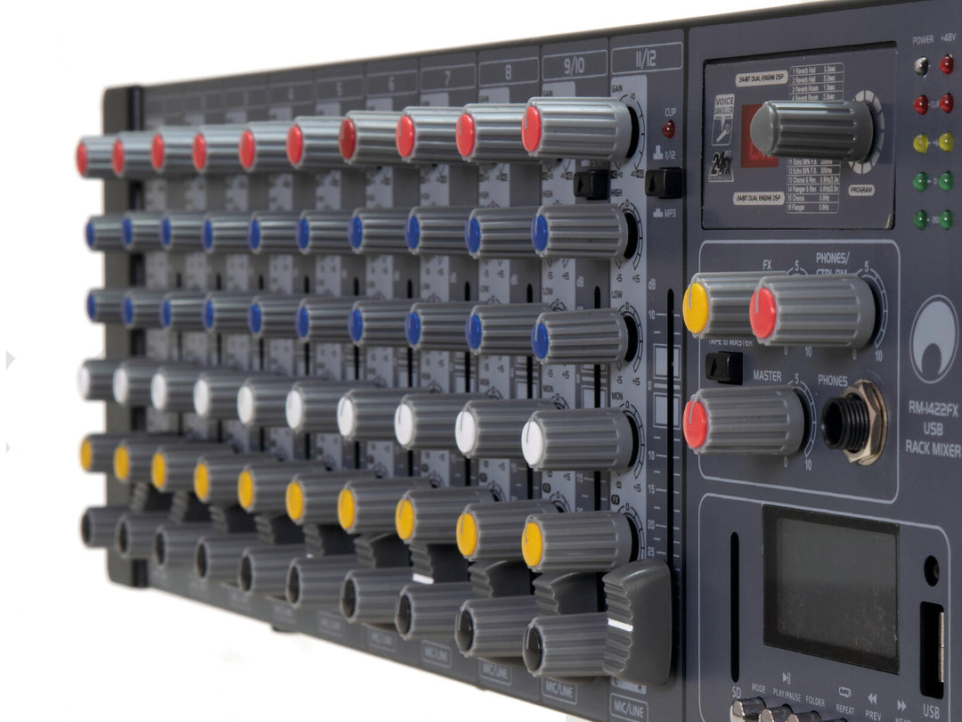 OMNITRONIC RM-1422FX USB Rackmixer