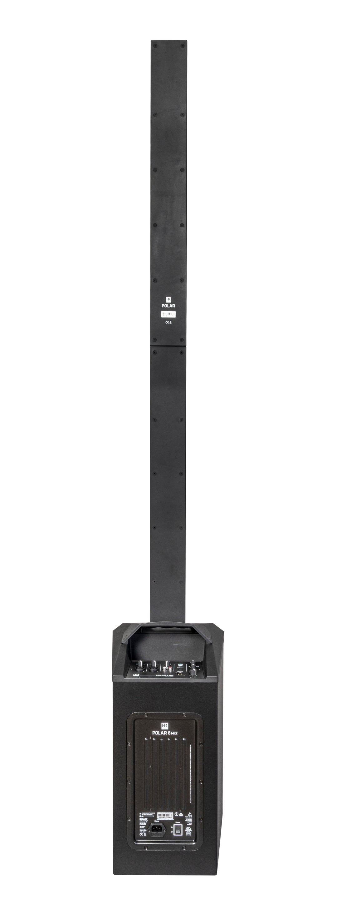 HK Audio POLAR 8 MK2 Aktives Säulen-PA-System 1200W mit Bluetooth (Black)
