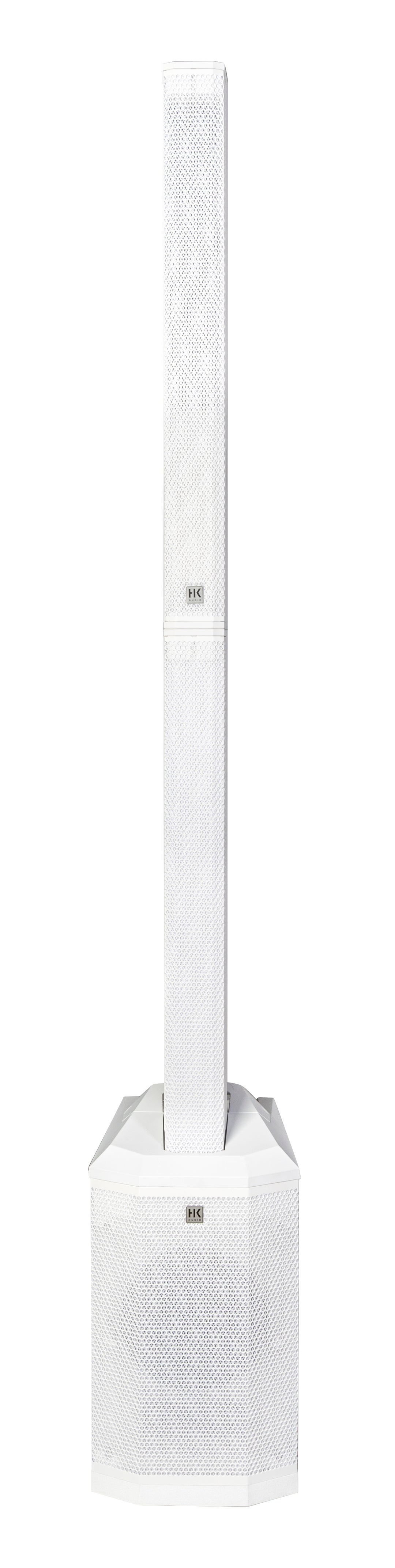 HK Audio POLAR 8 MK2 White Aktives Säulen-PA-System 1200W mit Bluetooth