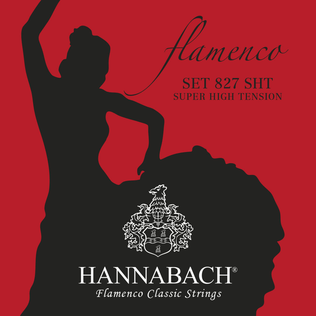 Hannabach Saiten für klassische Gitarre Serie 827 Super High Tension Flamenco - Set super high (827SHT)