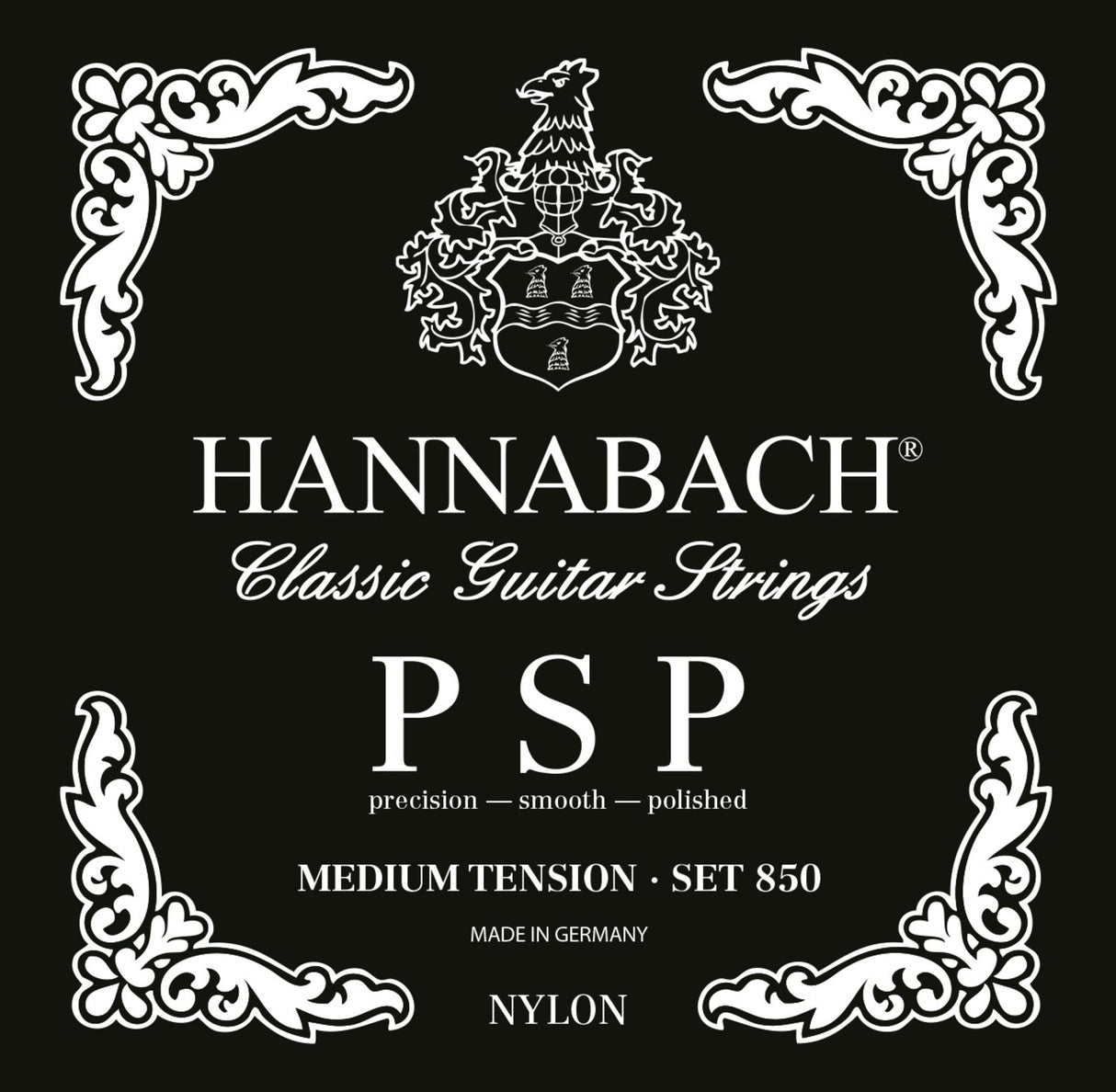 Hannabach Saiten für klassische Gitarren Serie 850 Medium Spannung PSP - 3er Bass medium (8507MT)