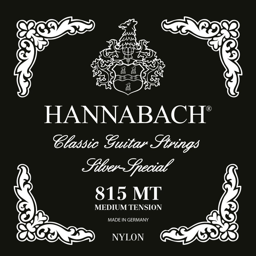 Hannabach 815 E6 Basssaite für klassische Gitarre, medium Spannung