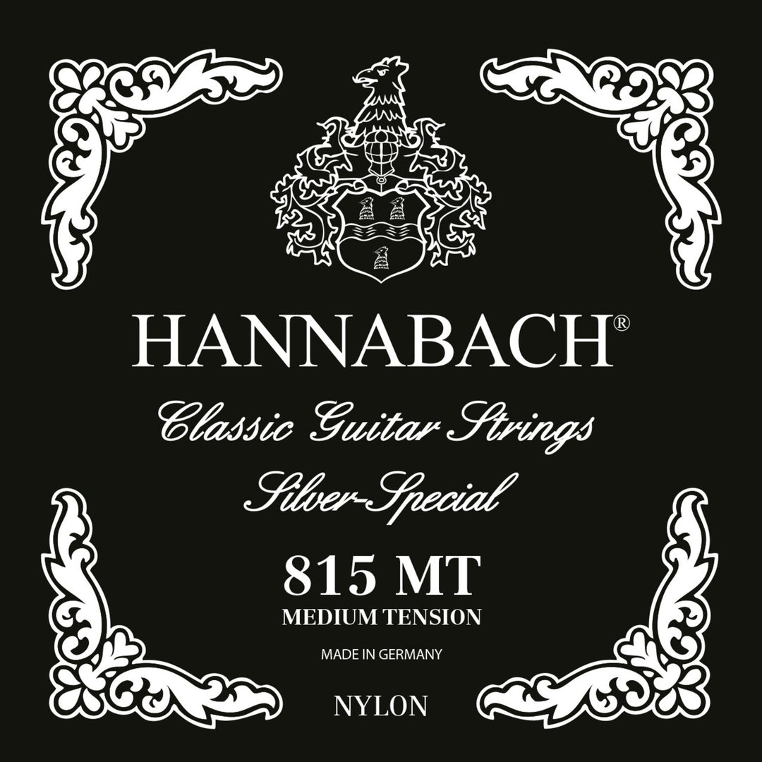 Hannabach Saiten für klassische Gitarren Serie 815 Medium tension Silver special - Set medium (815MT)