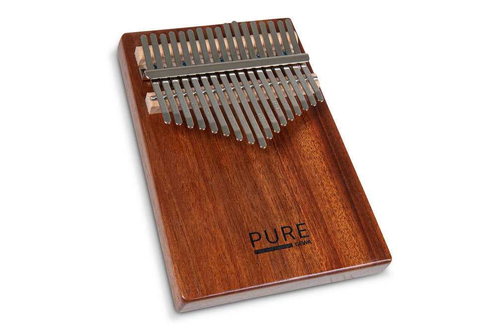 GEWA kalimba mit 17 Zungen aus massivem Mahagoni