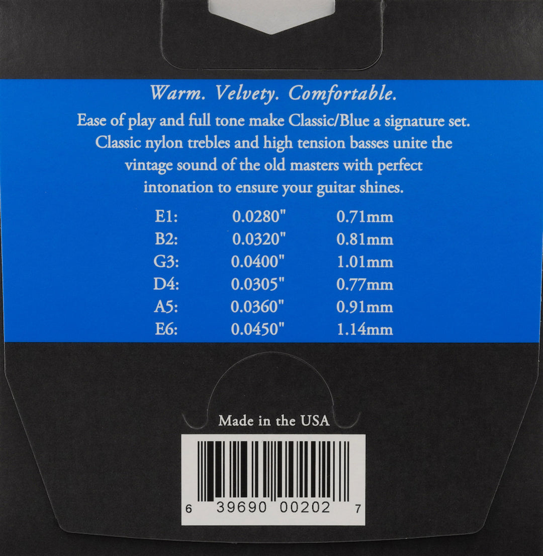 Augustine Saiten für klassische Gitarren Classic Label - Set Classic Blue (normal/high)