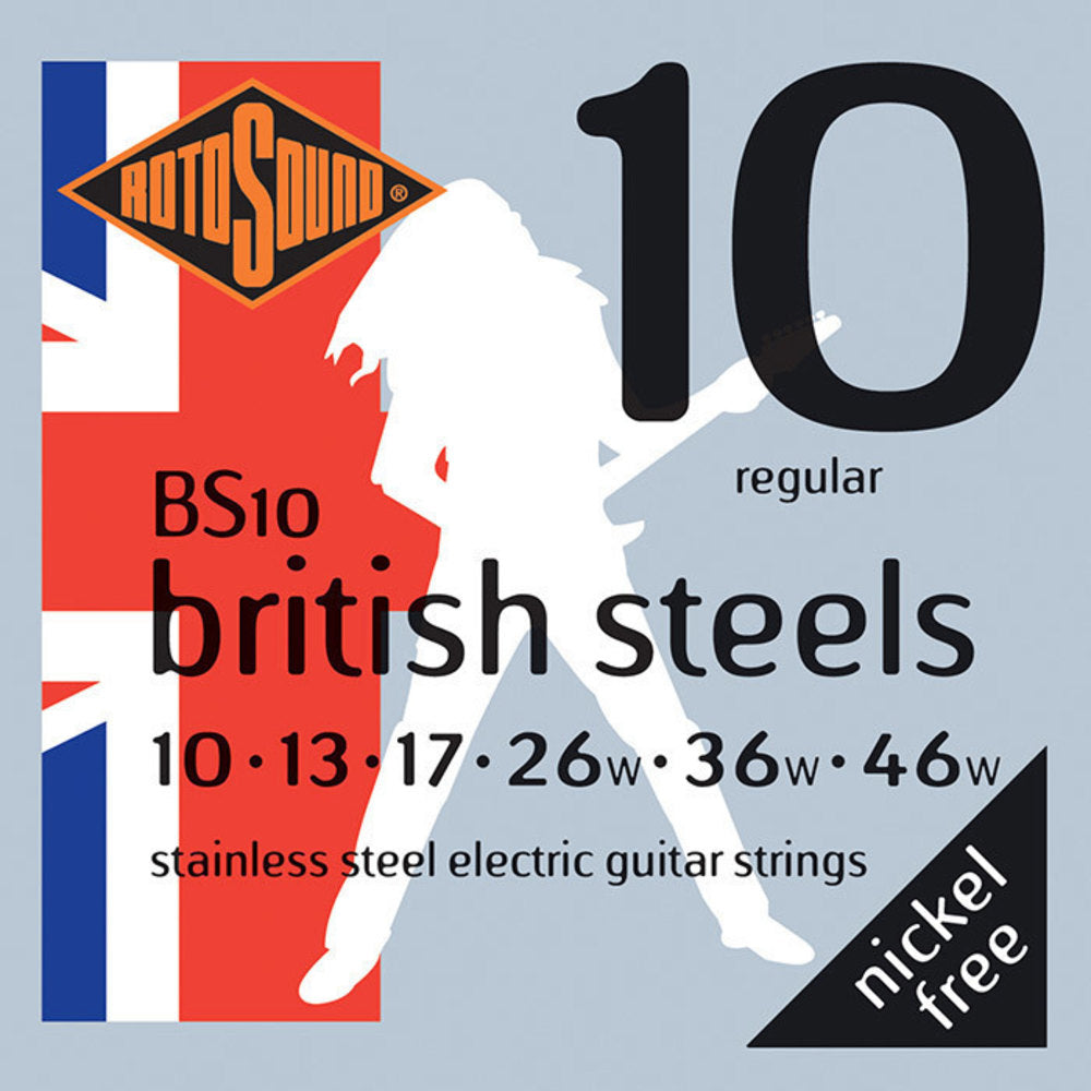 Rotosound British Steels BS10 E-Gitarrensaiten 10–46