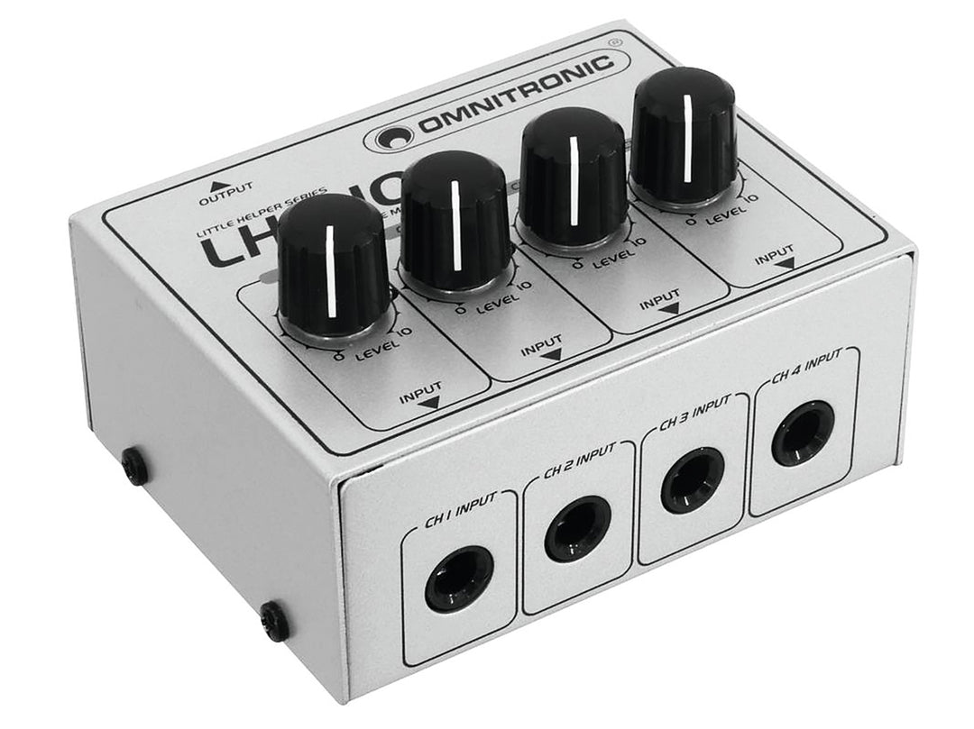 Omnitronic LH-010 - 4-Kanal Passiv Mixer