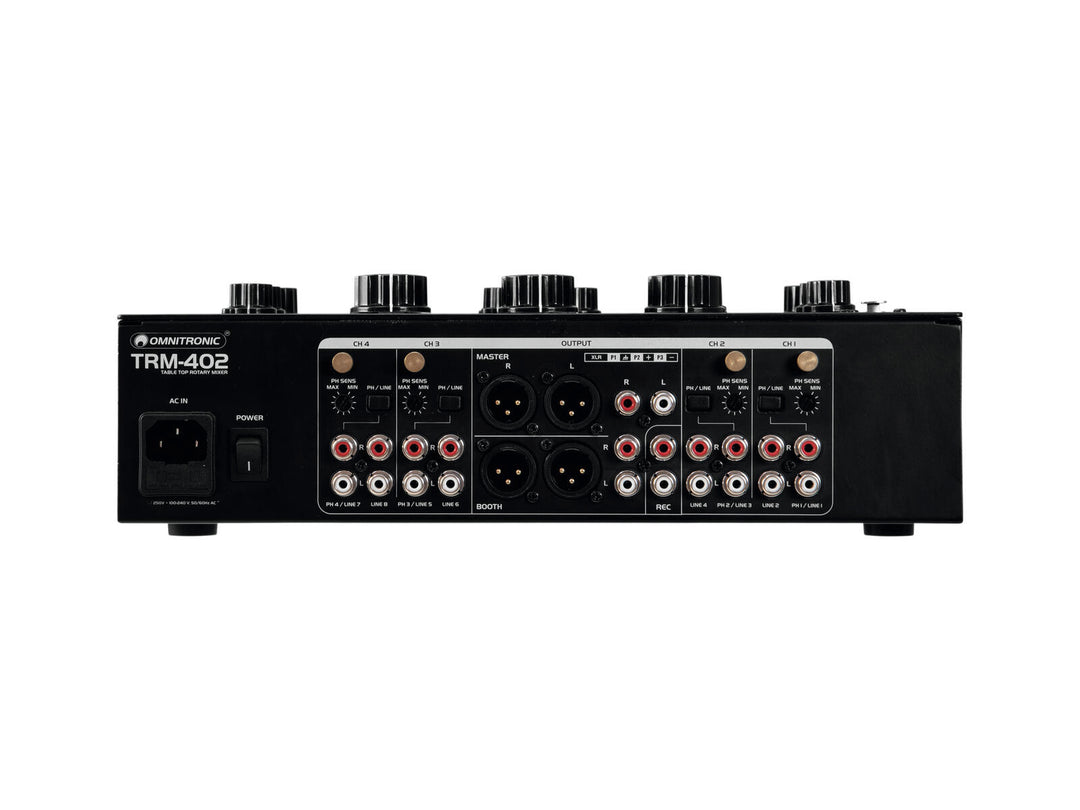 OMNITRONIC TRM-402 4-Kanal-Rotary-Mixer