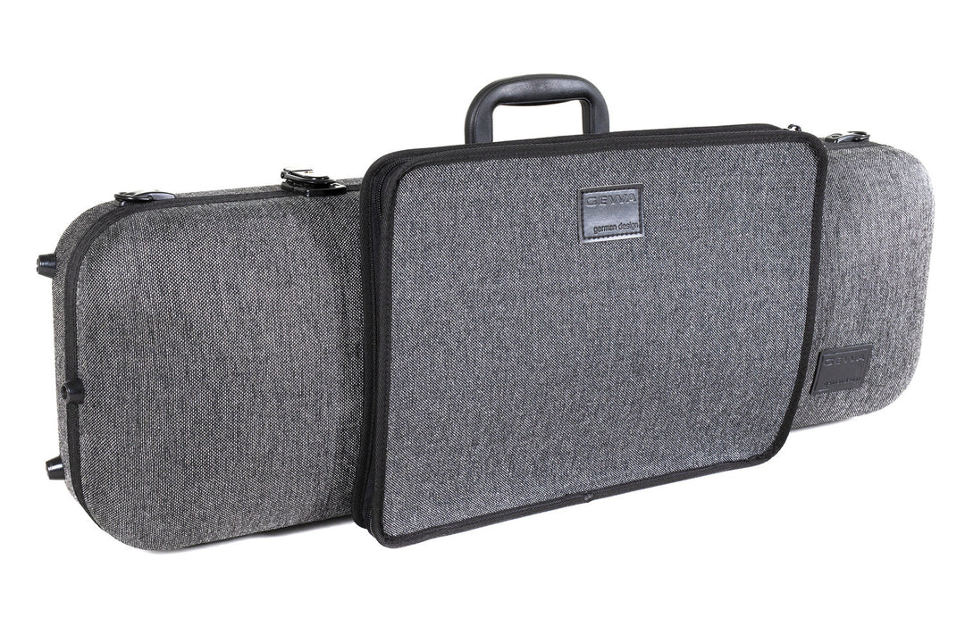 GEWA Geigen Maestro 1 - 4/4 (Spielbereit inkl. GEWA Bio geigenförmiger case, GEWA Carbonbogen Advanced und Il Cannone Saiten)