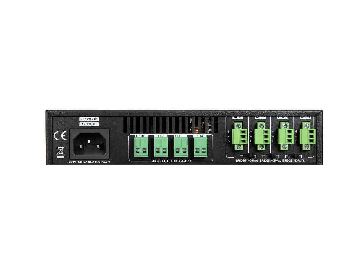 OMNITRONIC DJP-604 4-channel Class D Amplifier
