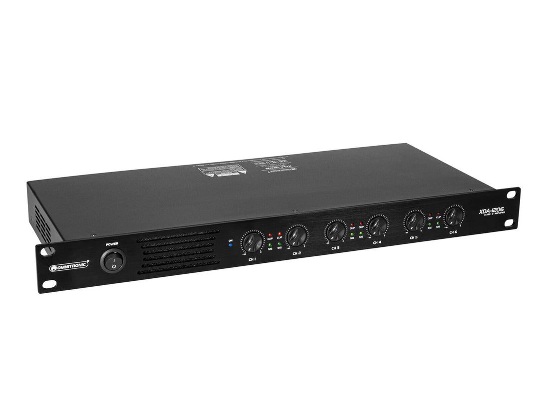 OMNITRONIC XDA-1206 6-Kanal-Class-D-Verstärker
