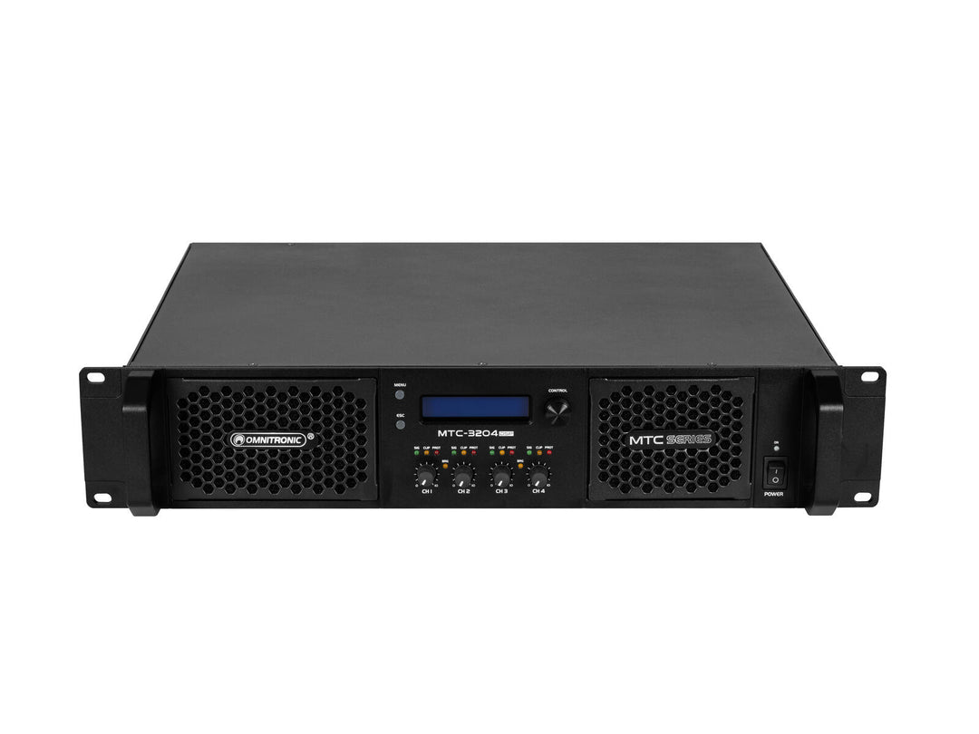 OMNITRONIC MTC-3204DSP 4-Kanal-Verstärker mit DSP