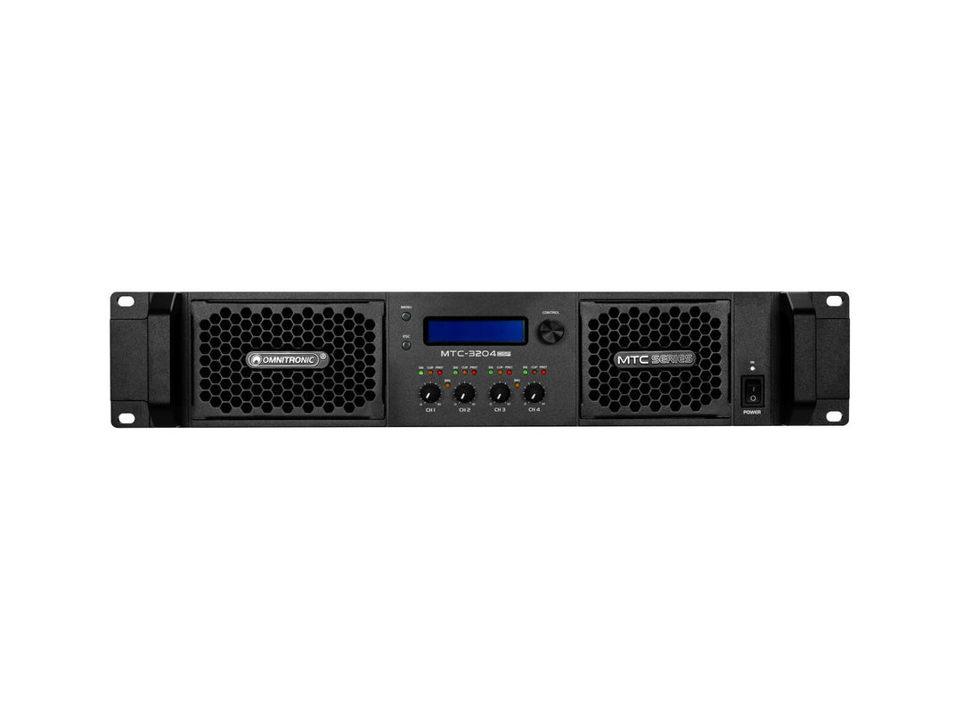 OMNITRONIC MTC-3204DSP 4-Kanal-Verstärker mit DSP