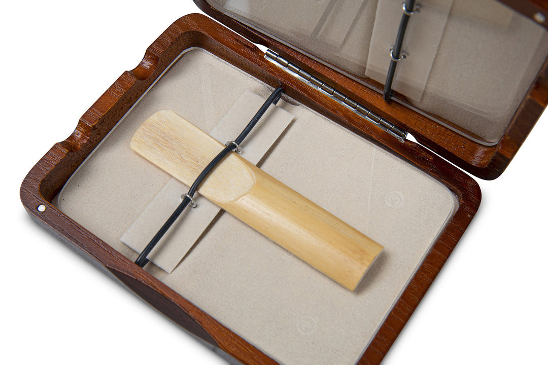 GEWA Reed case Tenorsaxophon 6 Blätter - Rotbraun lackiert