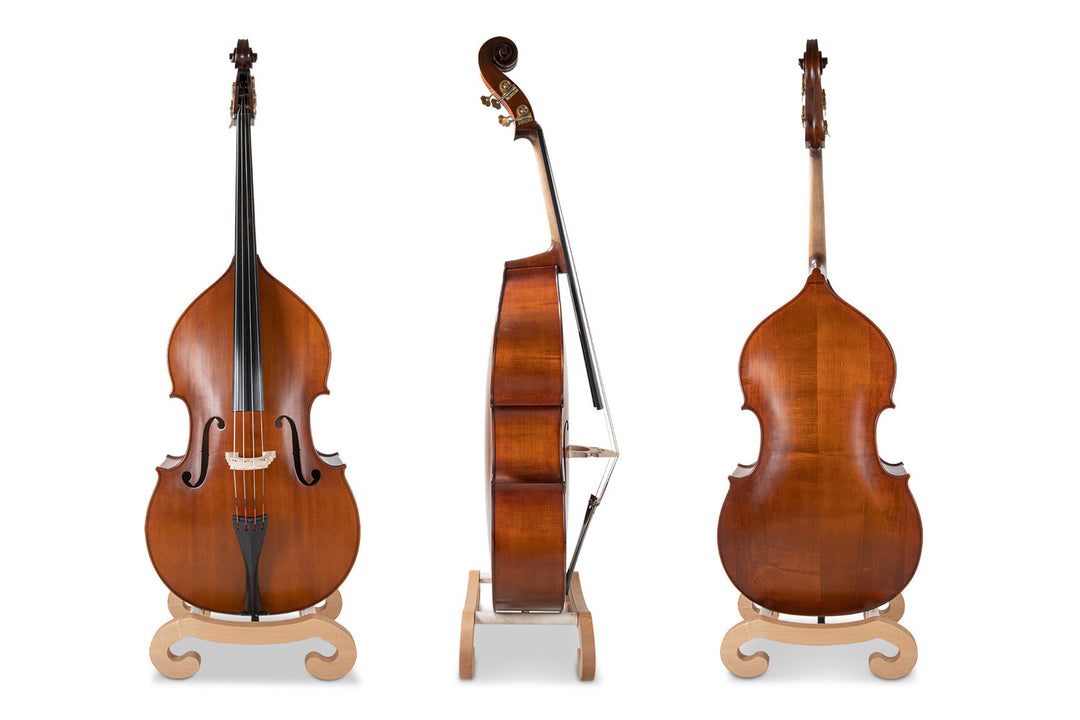GEWA Kontrabass Premium Line Massivholz Modell - 3/4 Lefthand (Spielbereit vorbereitet in den GEWA Meisterwerkstätten)