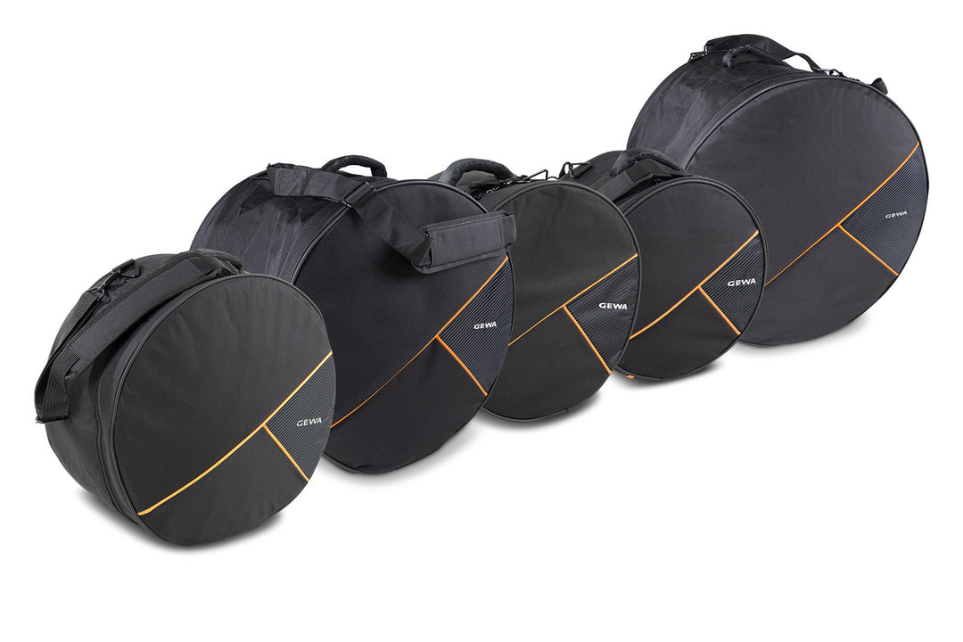 GEWA Gig Bag set für Drum Sets Premium - 22x18, 10x8, 12x9, 16x16, 14x6,5"