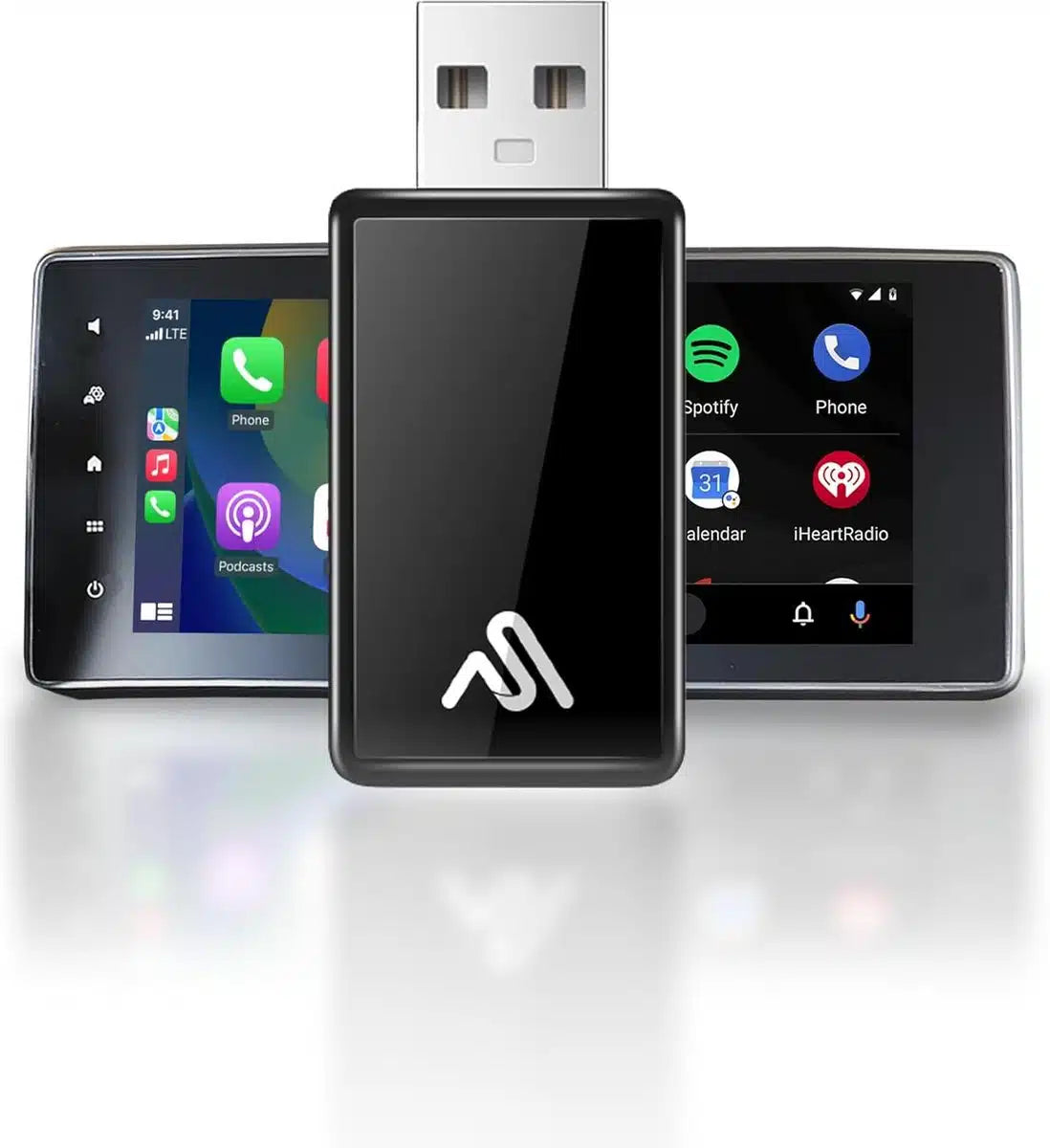 USB Adapter – Sapphire Edition til Trådløs Apple CarPlay & Android Auto