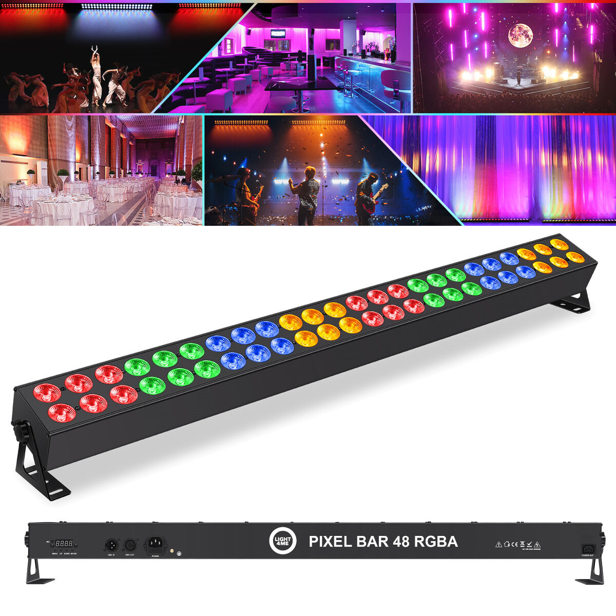 LIGHT4ME PIXEL BAR 48 RGBA LED Bar