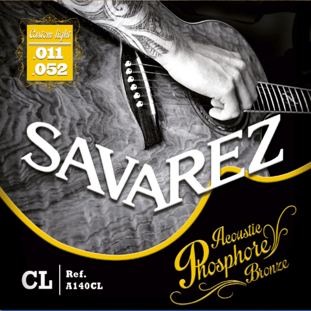 Savarez A140CL Acoustic Phosphor Bronze, custom light .011 bis .052