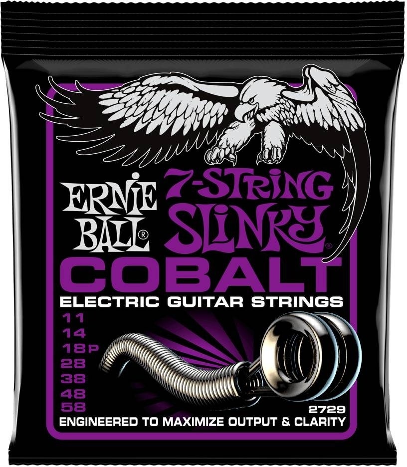 Ernie Ball 2729 7-String Cobalt Power Slinky