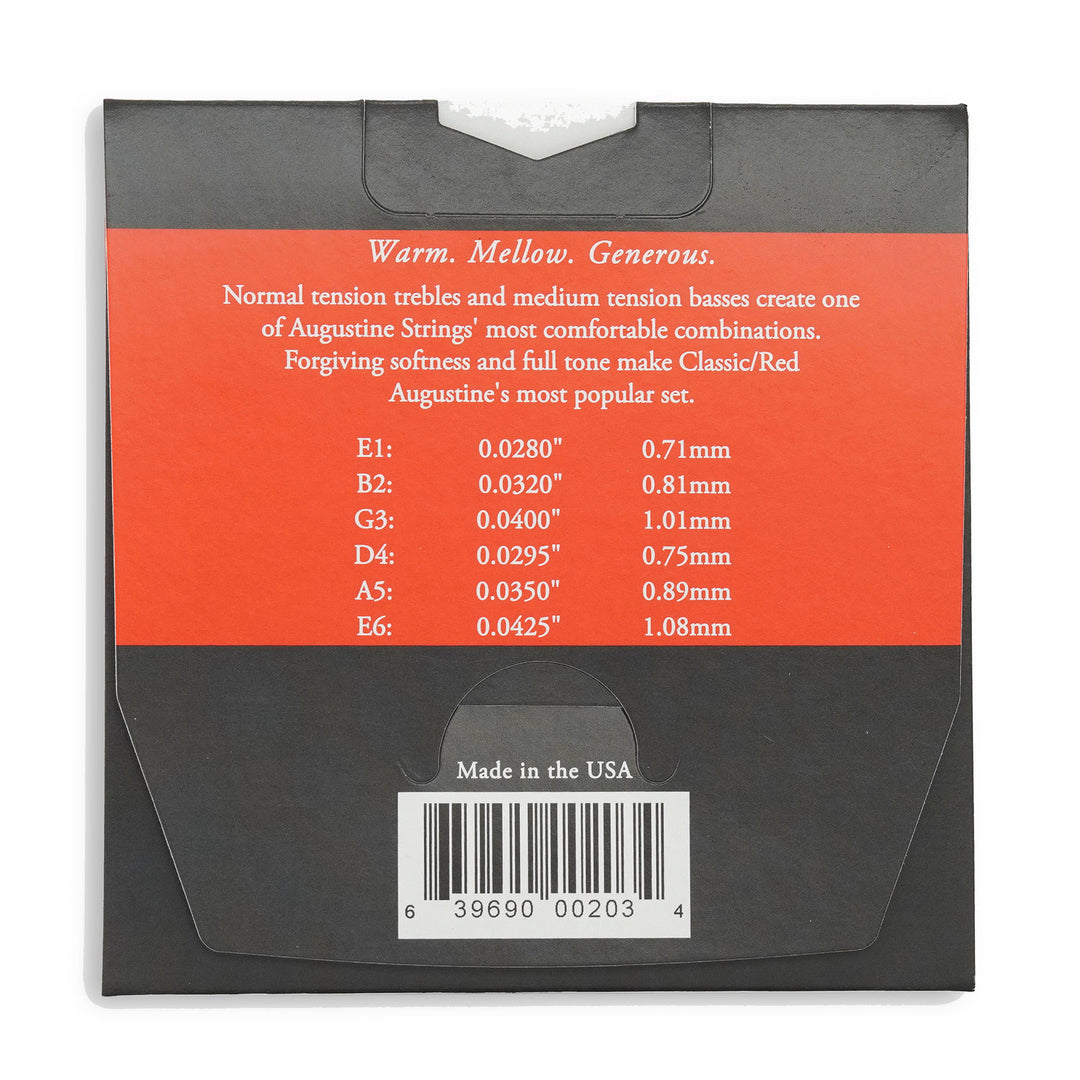 Augustine Saiten für klassische Gitarren Classic Label - Set Classic Red (normal/medium)