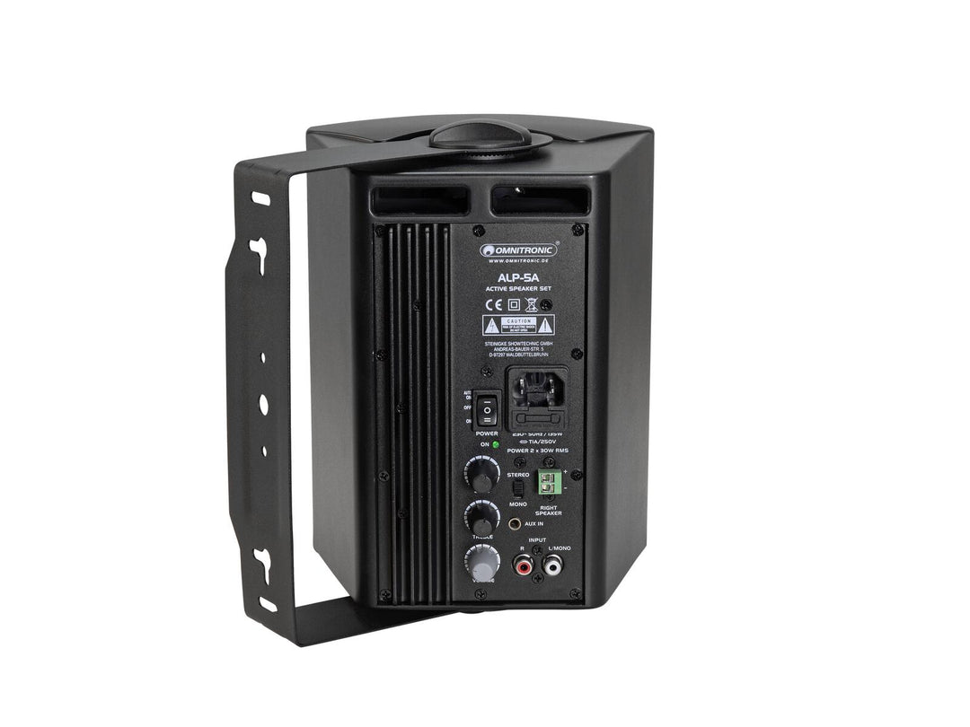 OMNITRONIC ALP-5A Aktives Lautsprecher-Set schwarz