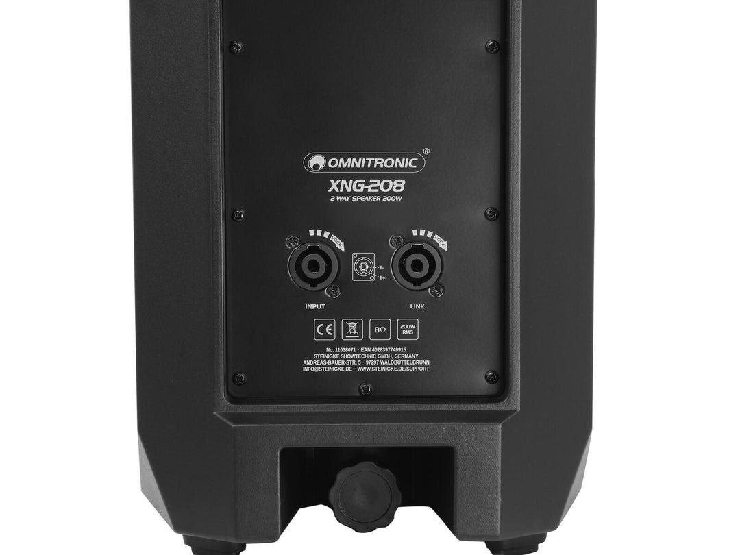 OMNITRONIC XNG-208 2-Wege-Lautsprecher 8"