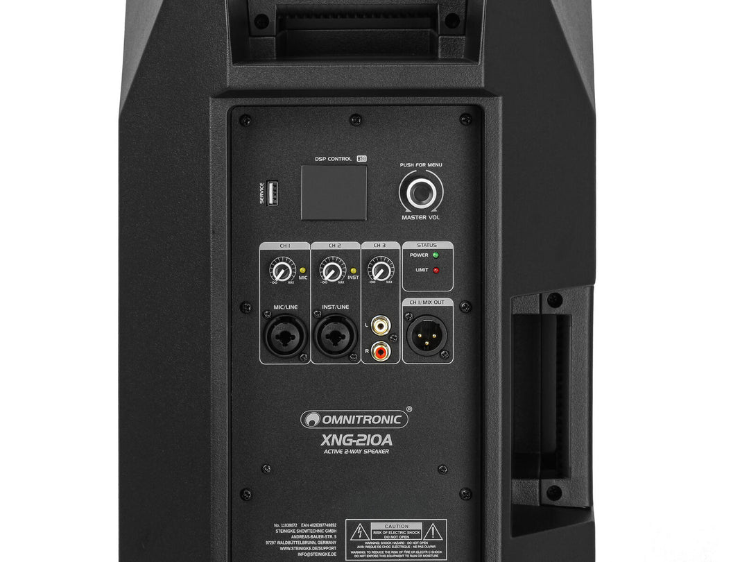 OMNITRONIC XNG-210A 2-Wege-Lautsprecher, aktiv, DSP