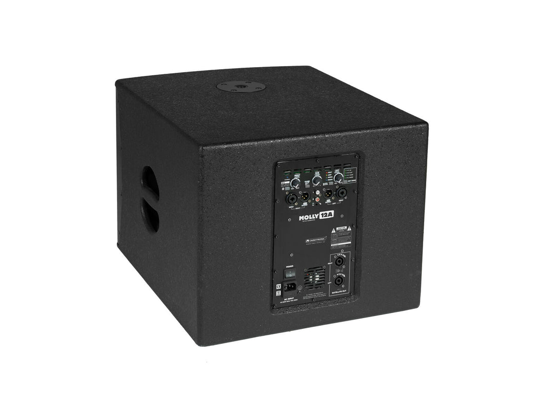 OMNITRONIC MOLLY-12A Aktiver Subwoofer schwarz