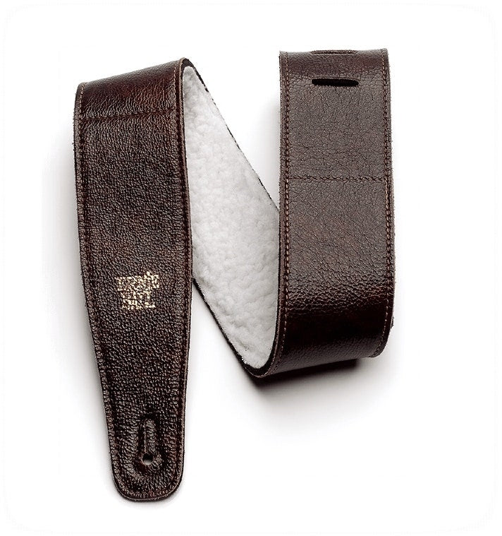 Ernie Ball EB-4138 Italian Leather Gurt Chestnut