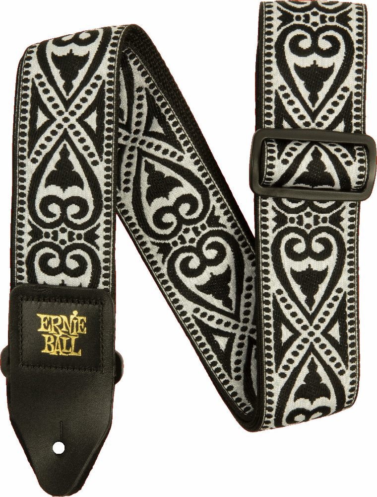 Ernie Ball Black Heart Jacquard-Gurt - 5345