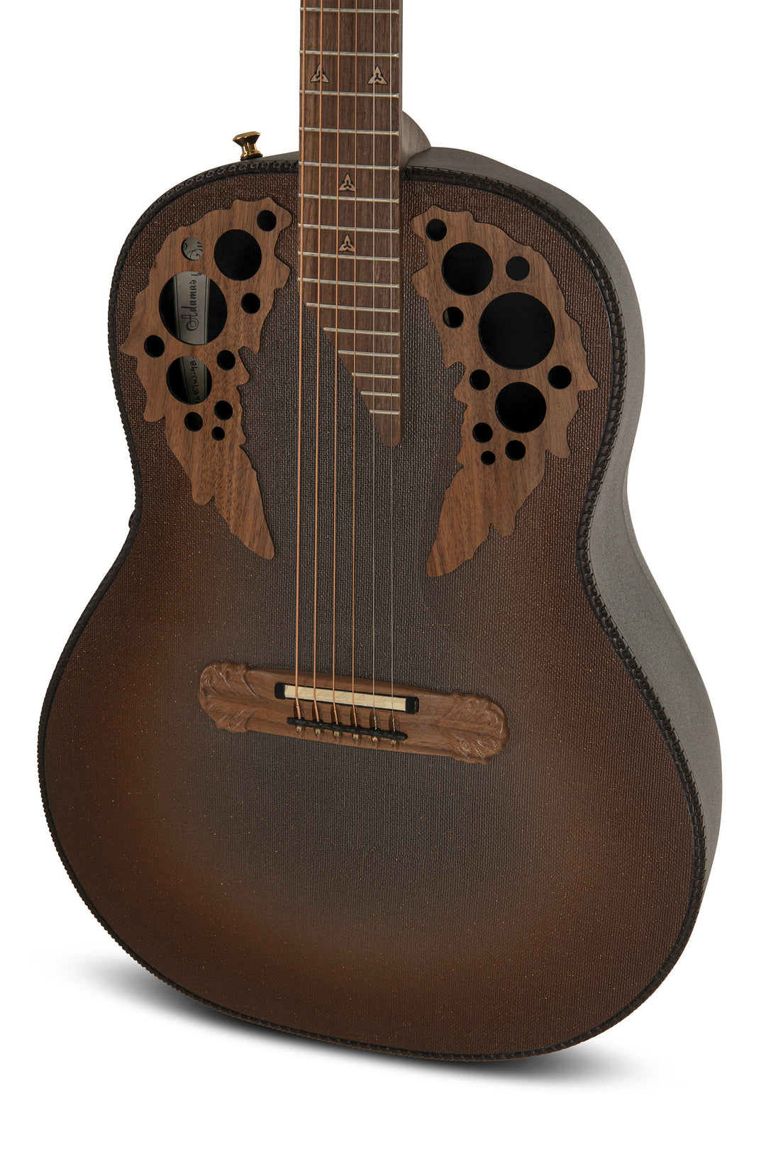 Adamas E-Akustik Gitarren 1687GT Deep Non-Cutaway - Reverse Brown Burst (1687GT-9W-G)