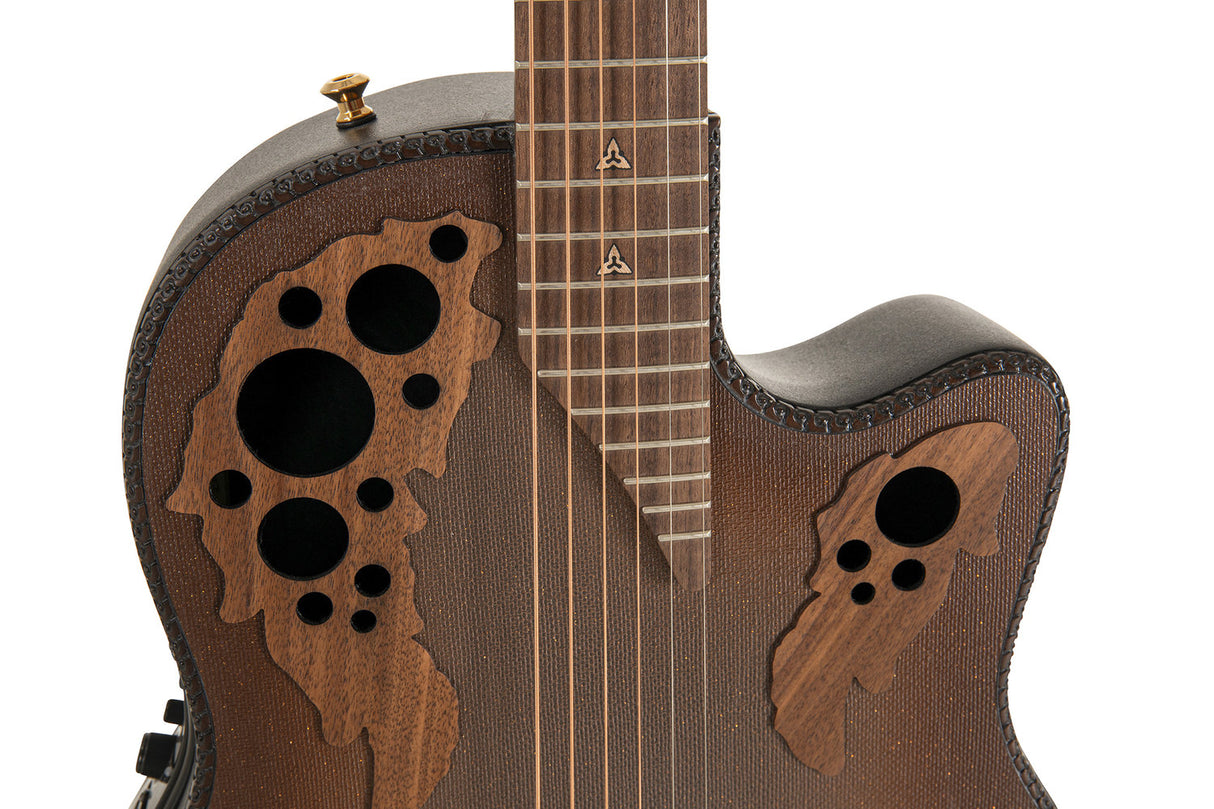 Adamas E-Akustik Gitarren 2087GT Deep Contour Cutaway - Reverse Brown Burst (2087GT-9W-G)