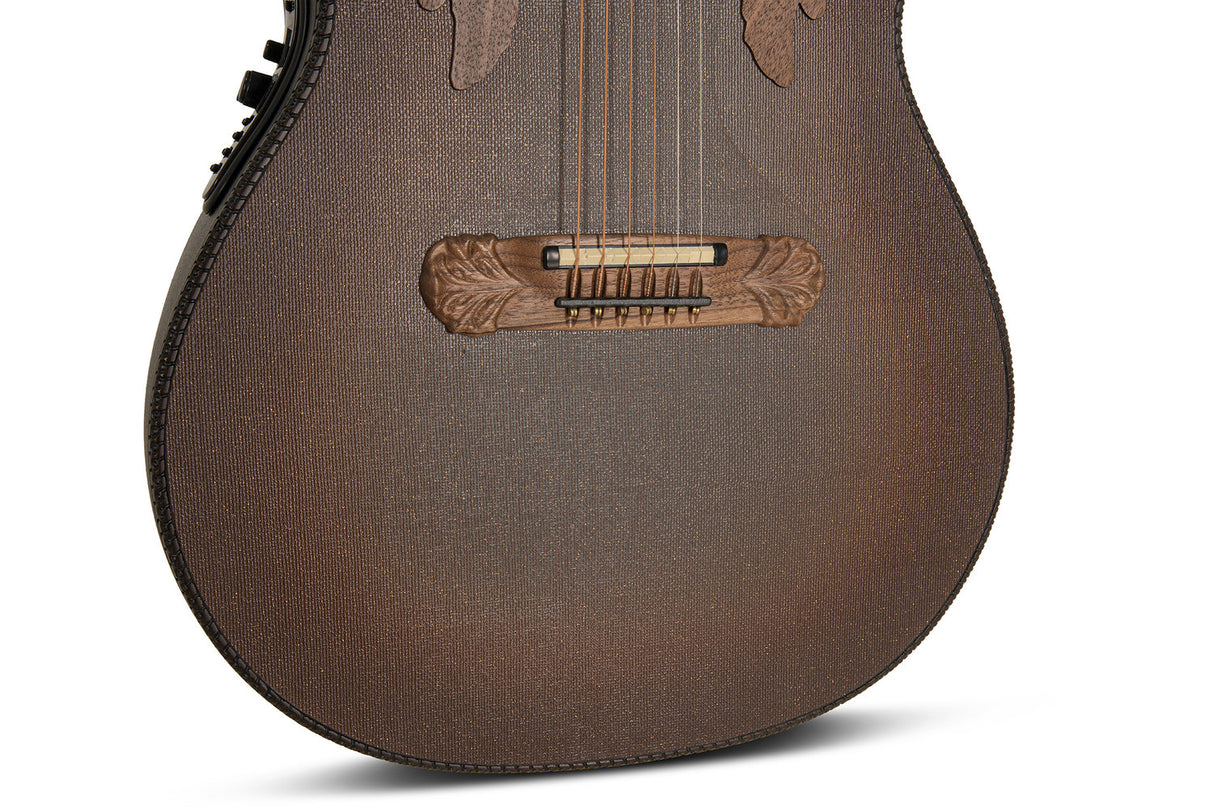 Adamas E-Akustik Gitarren 2087GT Deep Contour Cutaway - Reverse Brown Burst (2087GT-9W-G)